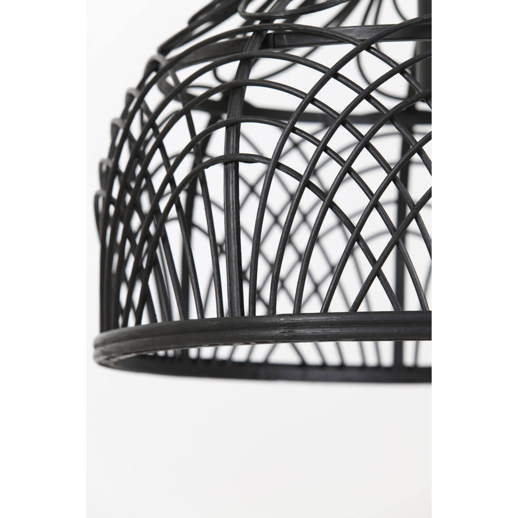 Black Decorative Rattan Hanging Light - 2943812 - Uneeka