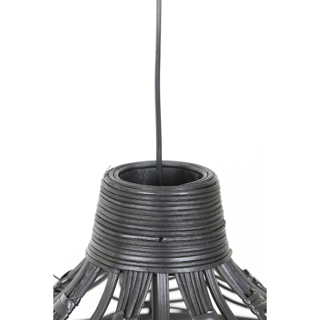 Black Decorative Rattan Hanging Light - 2943812 - Uneeka