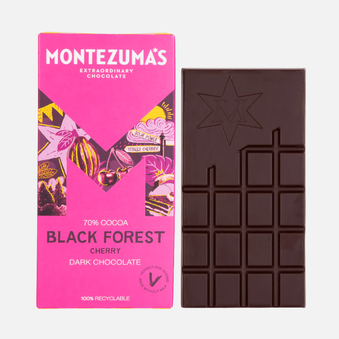 Black Forest Vegan Friendly Dark Chocolate Bar - MZ1539 - Uneeka