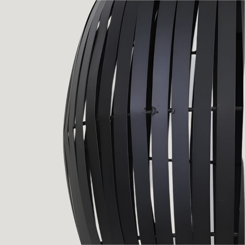 Black Metal Panelled Hanging Lamp* - 2936612 - Uneeka