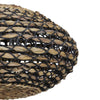 Black & Natural Rattan Hanging Light - 2936512 - Uneeka