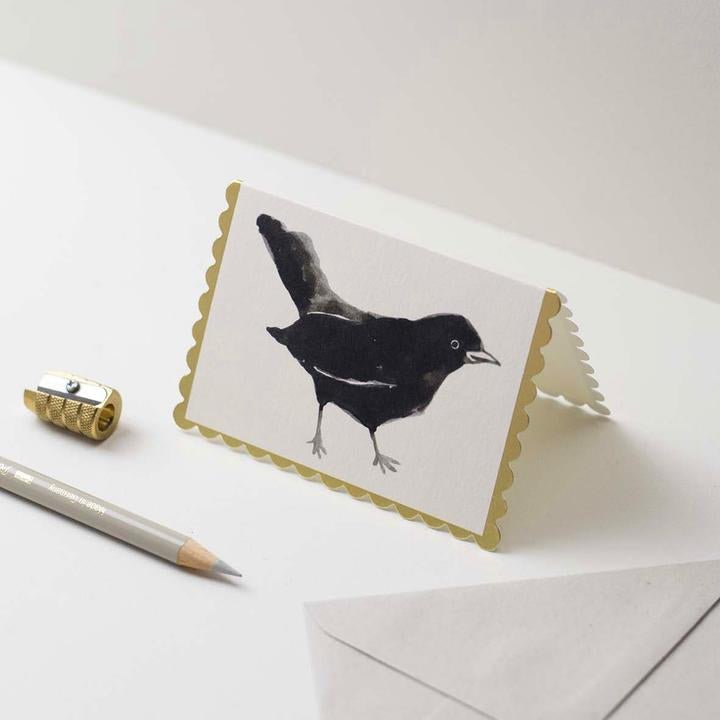 Blackbird Mini Art Card - WAN MC05 - Uneeka