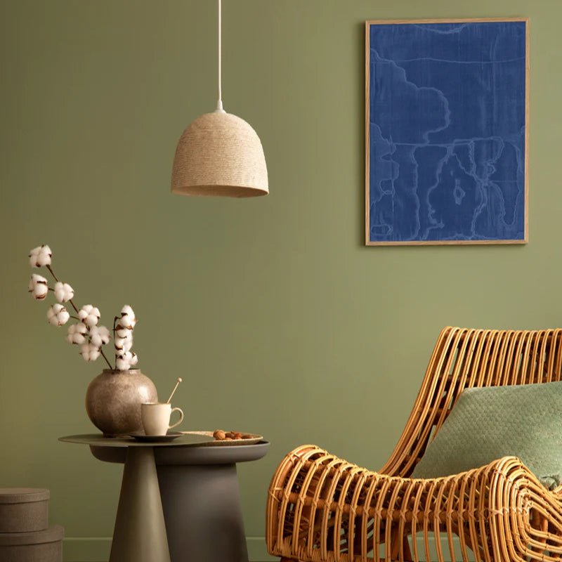 Blue Book Cover Frame Print* - OFG 50x70 8500 - Uneeka