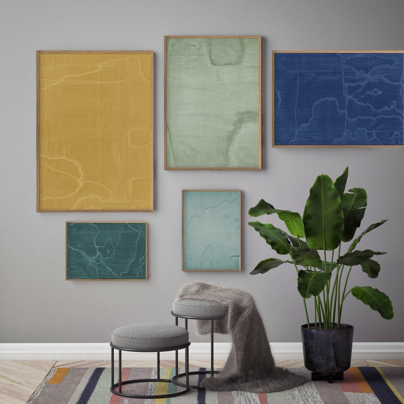 Blue Book Cover Frame Print* - BFG 50x70 8500 - Uneeka