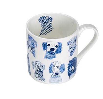 Blue Dogs Fine Bone China Mug - MUG033 - Uneeka