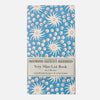 Blue Spiral & Dot Pattern 24 Lined Page Slim List Book - VSLB MWY blue and pink - Uneeka