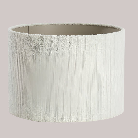 Bolero White Cylinder Lamp Shade | Clean & Timeless | Uneeka