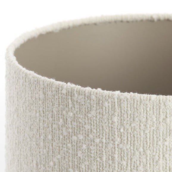 Bolero White Cylinder Lamp Shade | Clean & Timeless | Uneeka