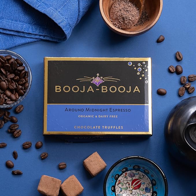 Booja Booja Around Midnight Espresso 8 Vegan Truffles - BB60572 - Uneeka