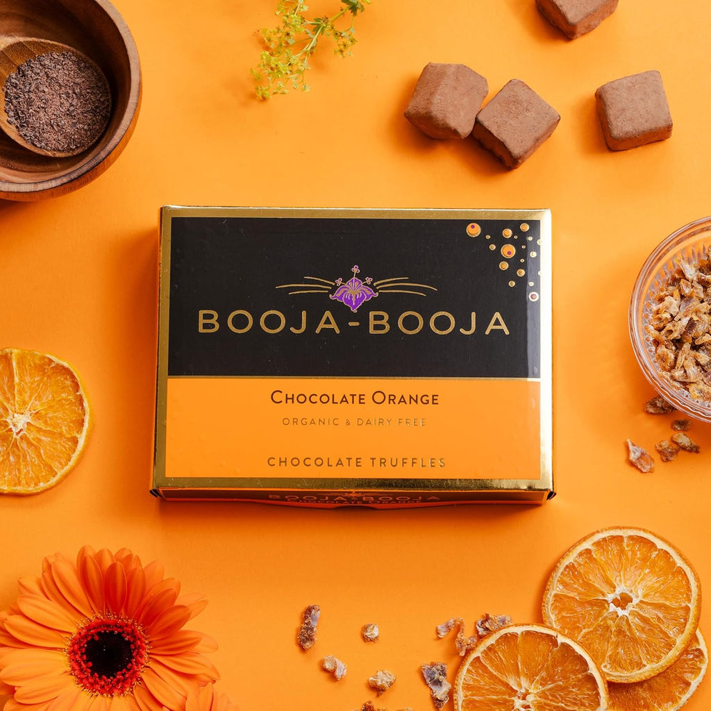 Booja Booja Chocolate Orange 8 Vegan Truffles - BB60575 - Uneeka