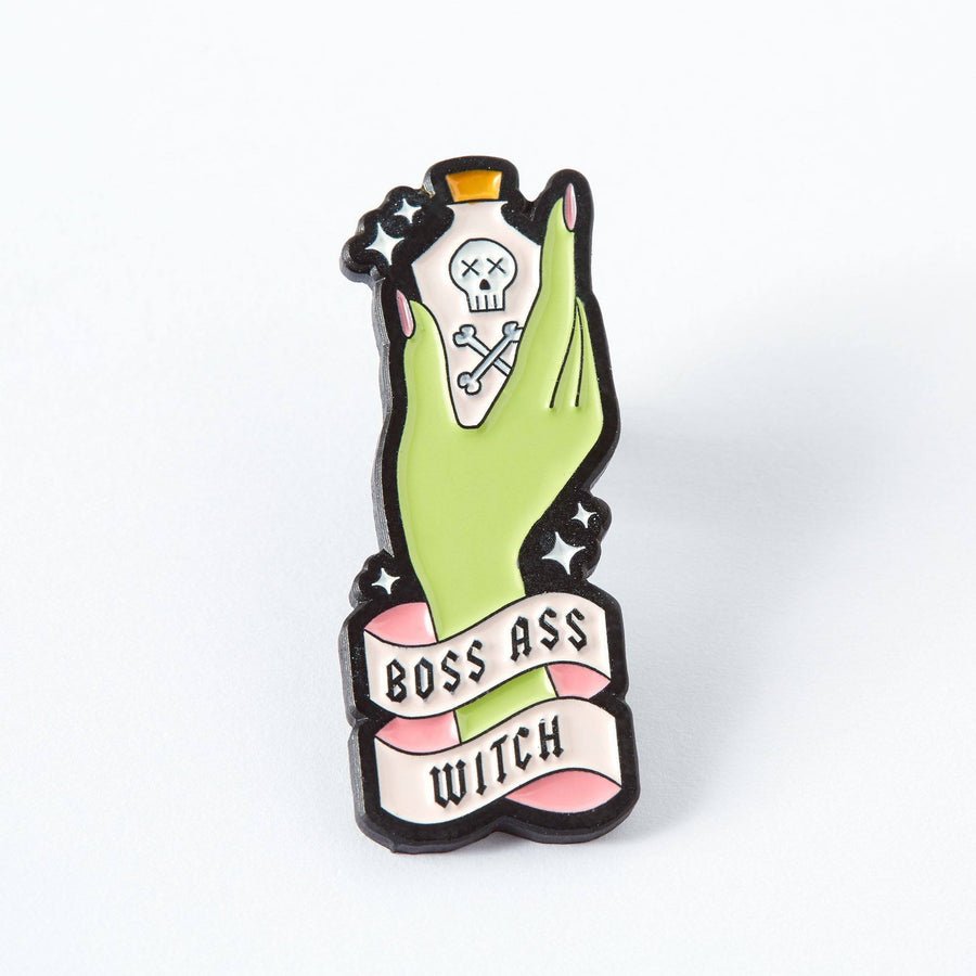 Boss Ass Witch Enamel Pin - EP638 - Uneeka