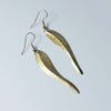 Brass Chilli Leaf Earrings - JEMB38 - Uneeka