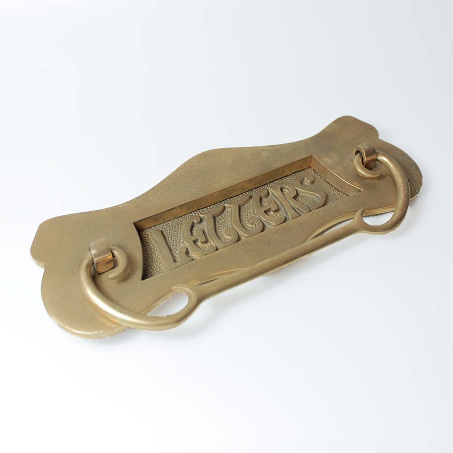Brass Letters Plaque with Door Knocker - B145 - Uneeka