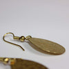Brass Mini Oval Earrings - JEMB5 - Uneeka