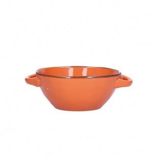 Brightly Coloured Ceramic Soup Bowl with Handle - PR135300010 - Uneeka