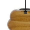 Brown Glass Beehive Style Hanging Lamp - 2961264 - Uneeka