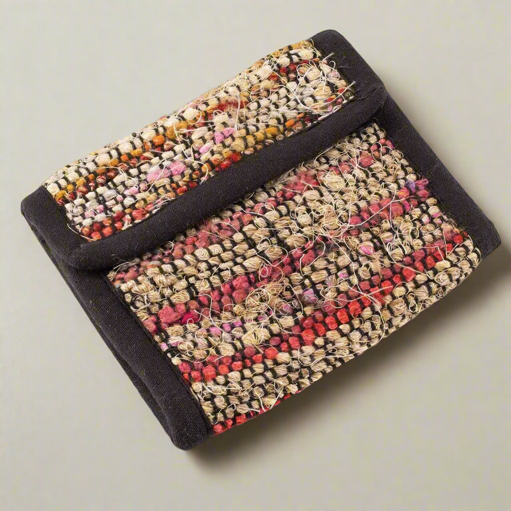 Brushed Recycled Silk Wallet - WA500 - Uneeka