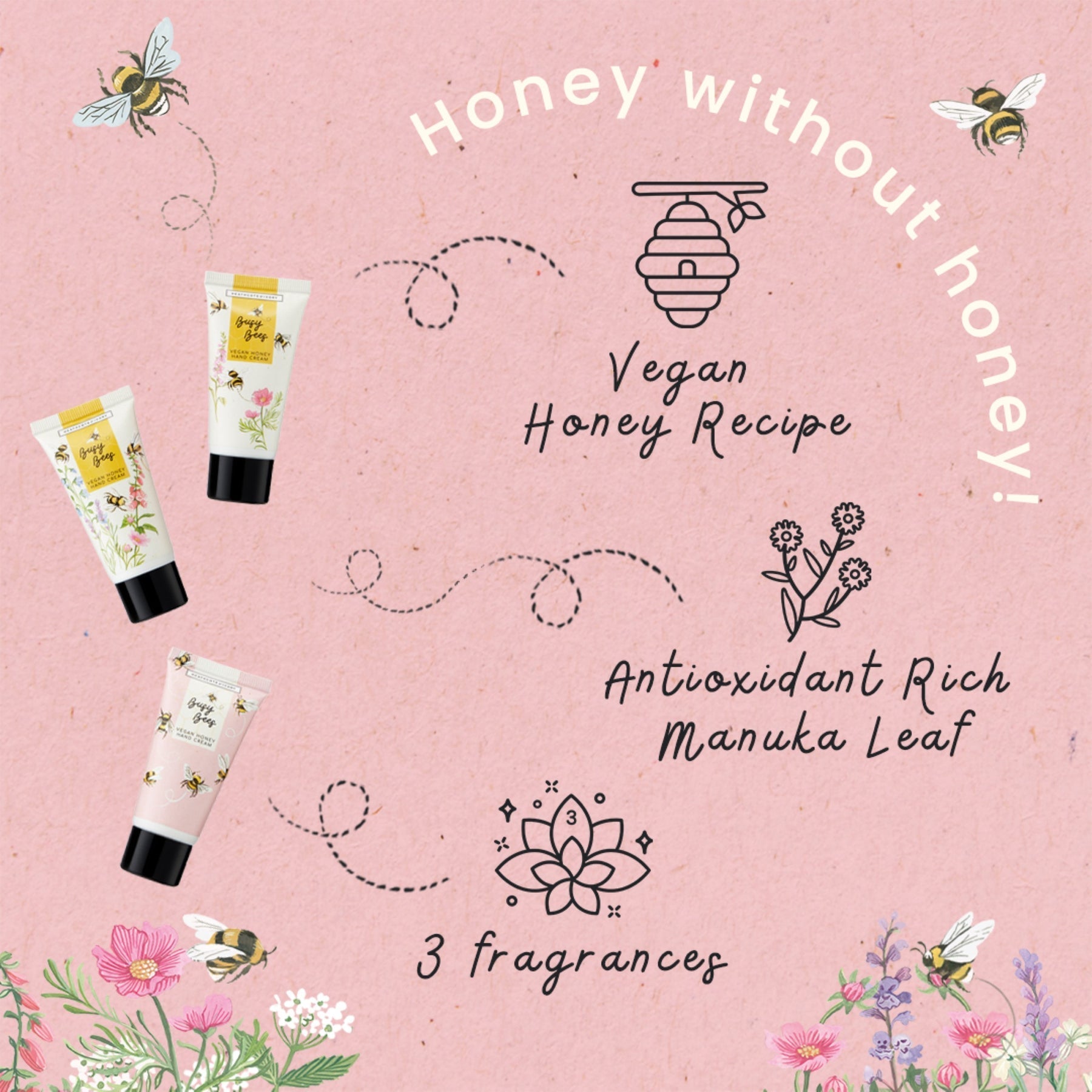 Busy Bees Assorted Hand Creams Trio - FG2729 - Uneeka