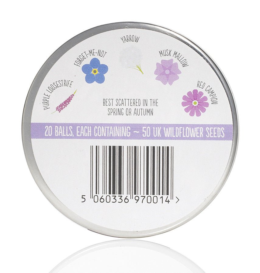 Butterfly Wildflower Mix Seedball Tin - BU - Uneeka