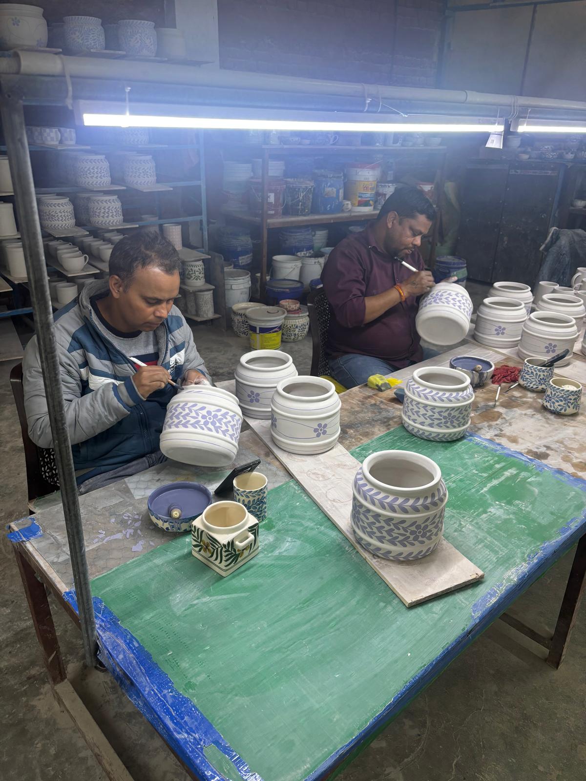 India Trip - Hand Painting Ceramics