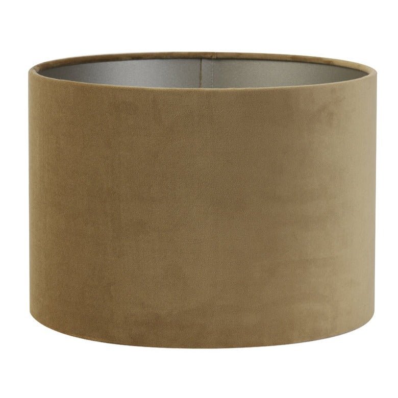 Caramel Velvet Cylinder Lightshade - 2220779 - Uneeka