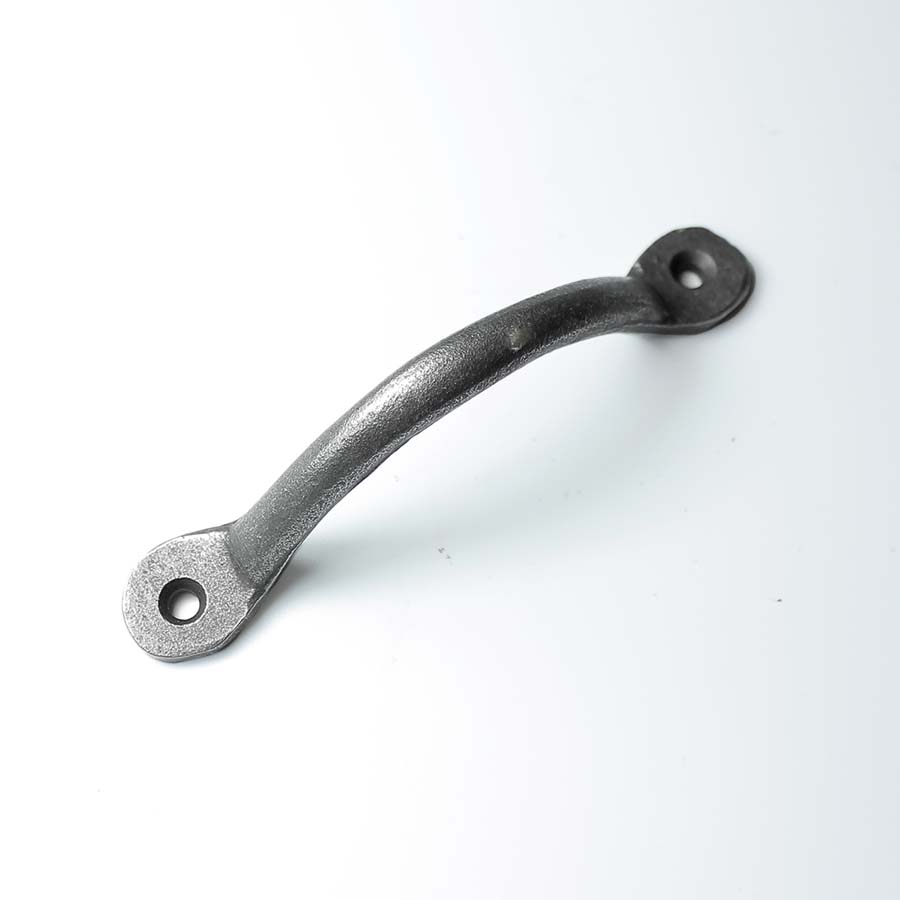 Cast Antique Iron Penny End Bow Handle - 70.082.AI.080 - Uneeka