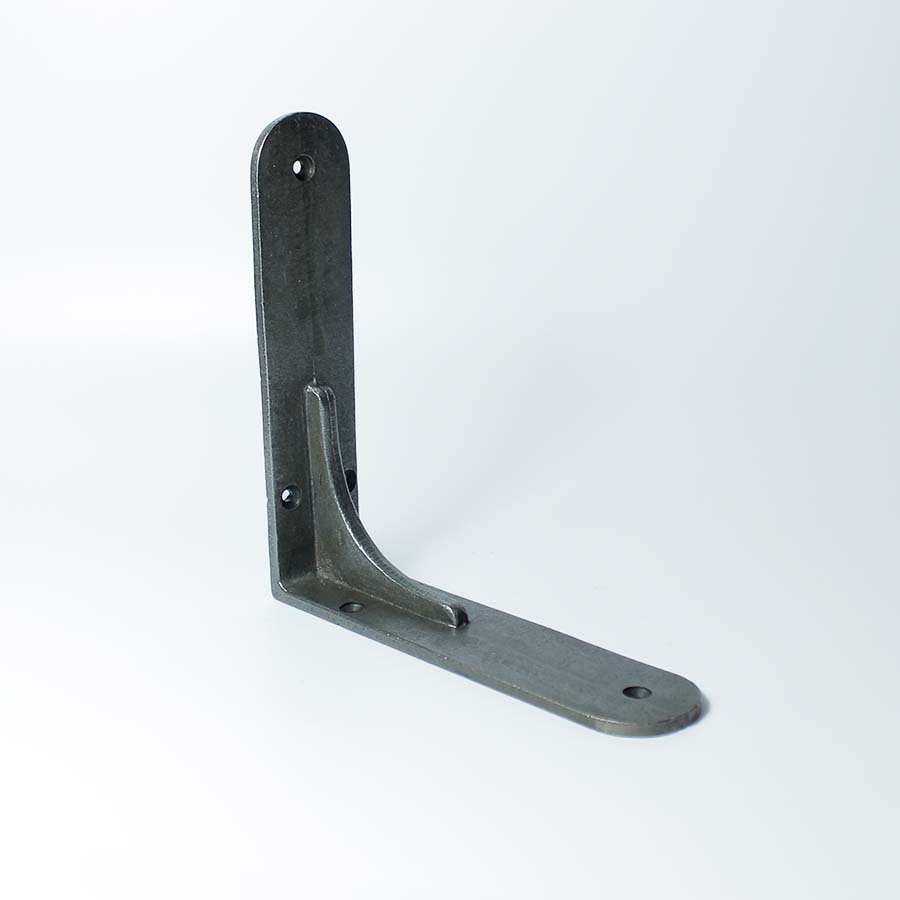 Cast Antique Iron Sheffield Shelf Bracket - 49.078B.AI.150 - Uneeka