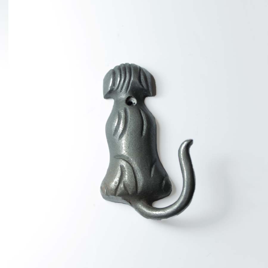 Cast Iron Dog Single Coat Hook - F400 - Uneeka