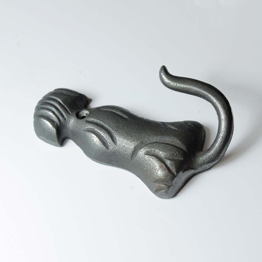 Cast Iron Dog Single Coat Hook - F400 - Uneeka