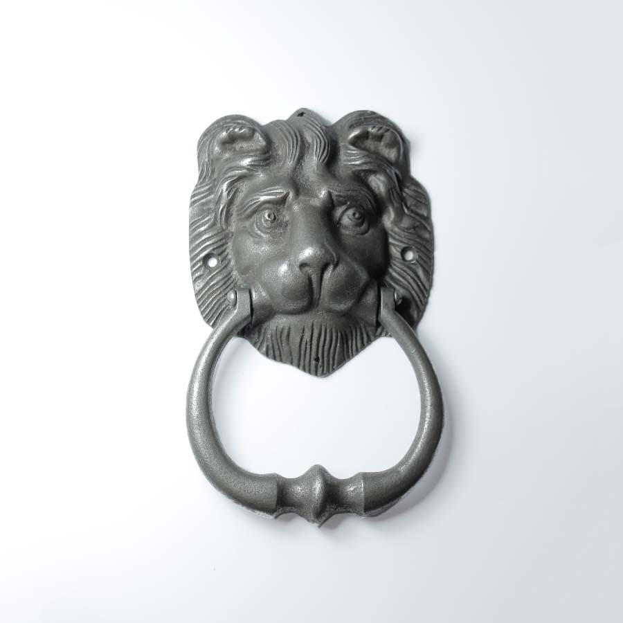 Cast Iron Lion Head Door Knocker - 01.357.AI.100 - Uneeka