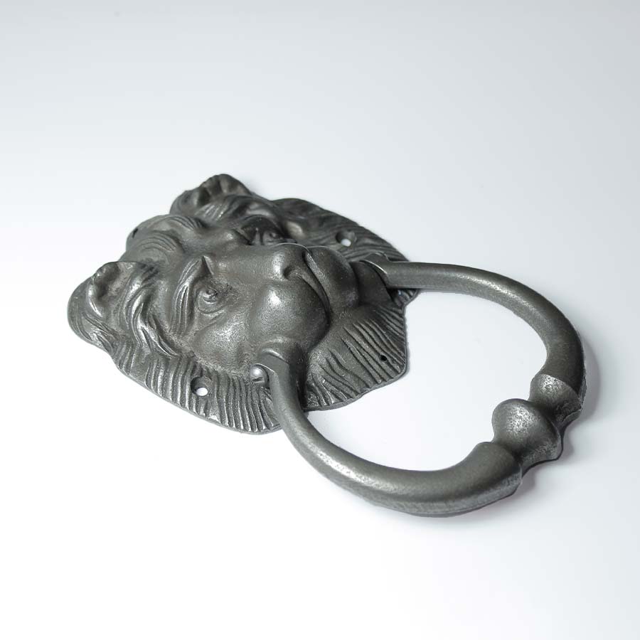 Cast Iron Lion Head Door Knocker - 01.357.AI.100 - Uneeka