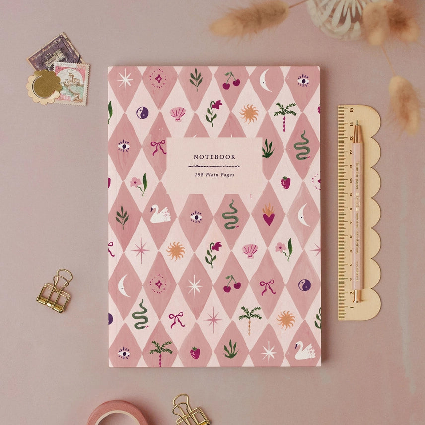 Pink Diamond Icon Notebook - SNB02 - Uneeka