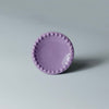 Ceramic Doorknob With Embossed Edge - DK103 purple - Uneeka