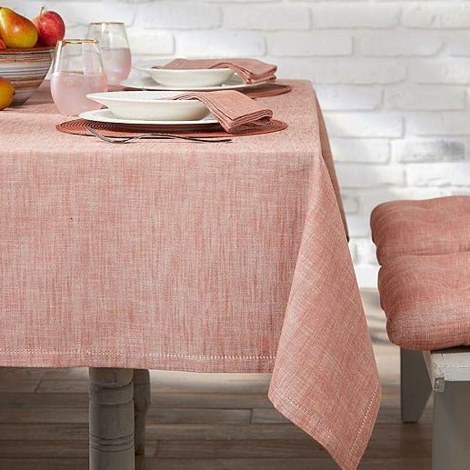 Chambray Cotton Tablecloth - CHM90O - Uneeka