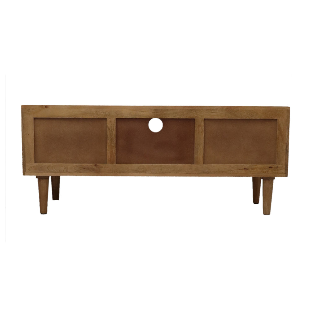 Checkerboard Mango Wood Media Unit - M2154 - Uneeka