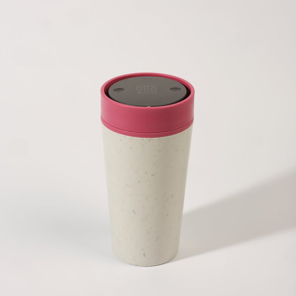 Circular & Co Reusable Coffee Cup 12oz - UK - EU - CC - 12oz - C - L - PINK - Uneeka