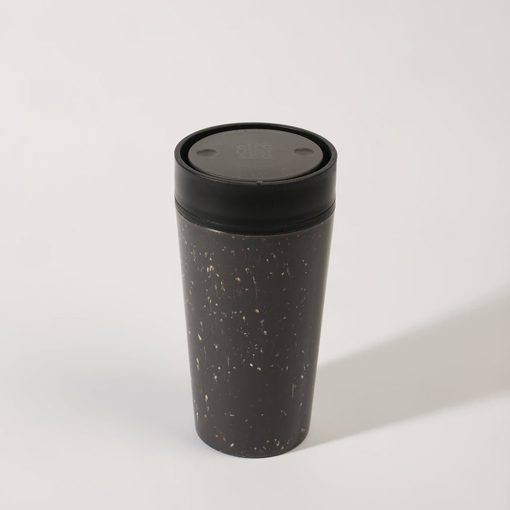 Circular & Co Reusable Coffee Cup 12oz - UK - EU - CC - 12oz - G - I - BLACK - Uneeka