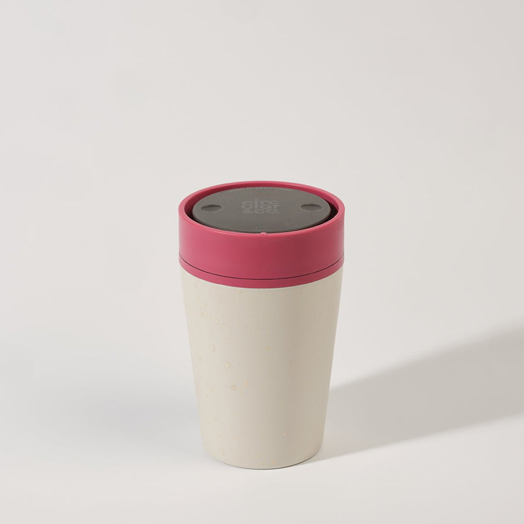 Circular & Co Reusable Coffee Cup 8oz - UK - EU - CC - 8oz - C - L - PINK - Uneeka