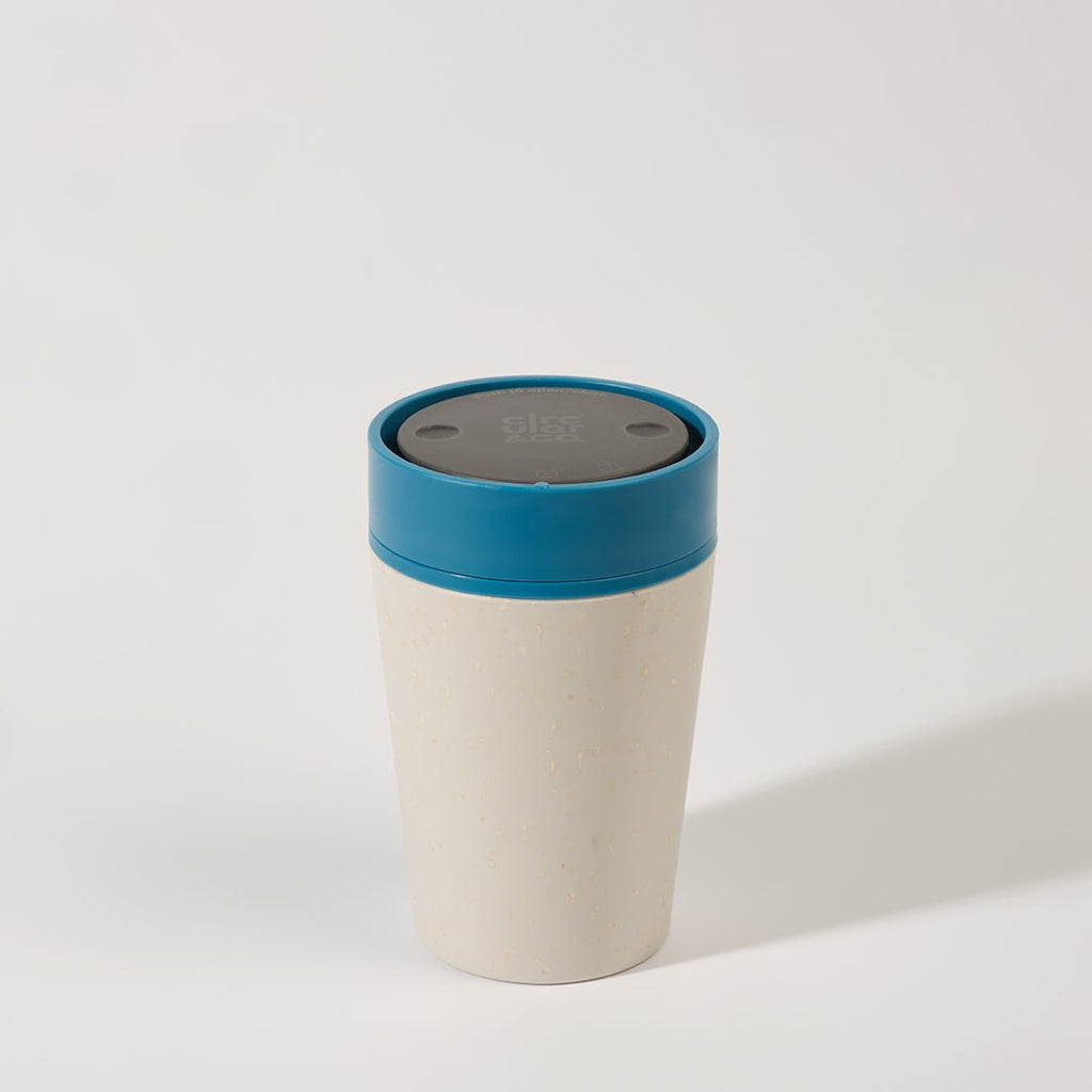 Circular & Co Reusable Coffee Cup 8oz - UK - EU - CC - 8oz - C - P - BLUE - Uneeka