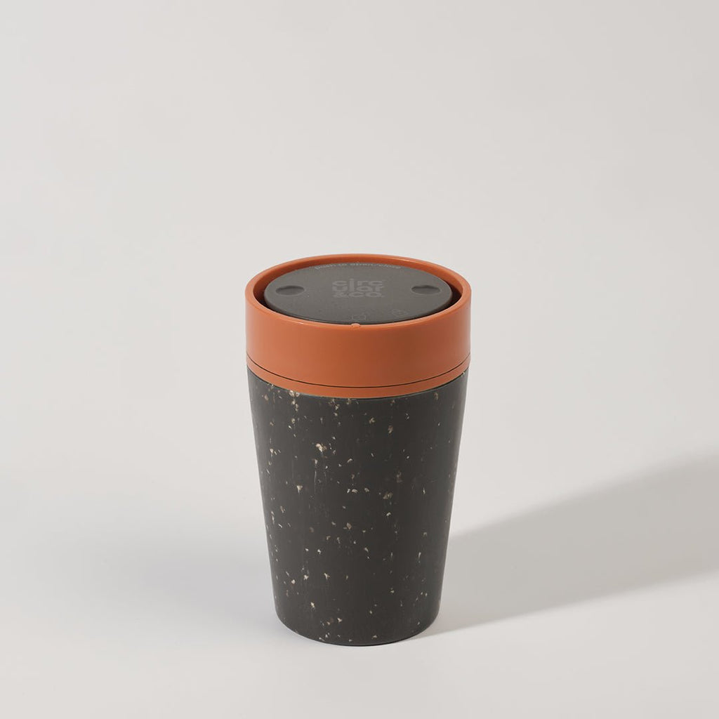 Circular & Co Reusable Coffee Cup 8oz - UK - EU - CC - 8oz - G - S - ORANGE - Uneeka