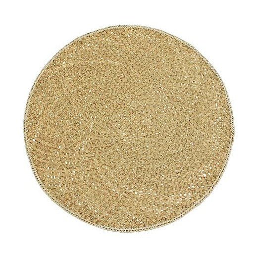 Circular Pressed Woven Sea Grass Placemat - CSGPM - Uneeka