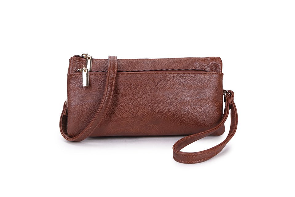 Classic Cross - body Handbag - 1400 - 1BROWN - Uneeka