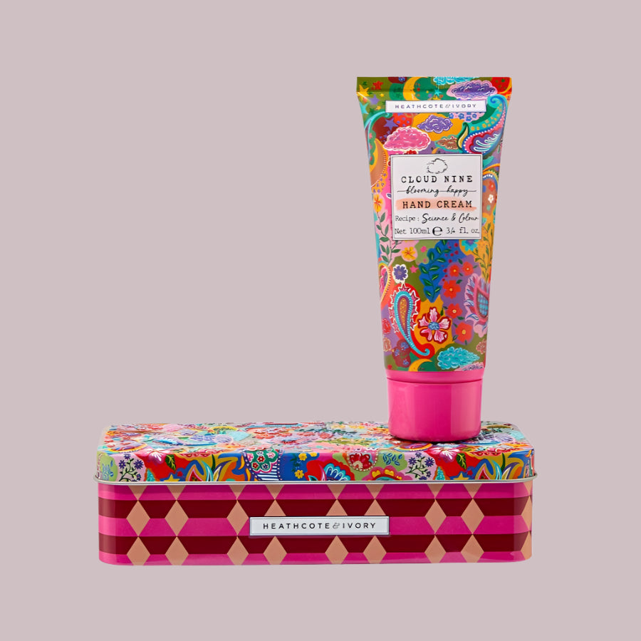 Cloud Nine Hand Cream in Patterned Tin - FG7741 - Uneeka