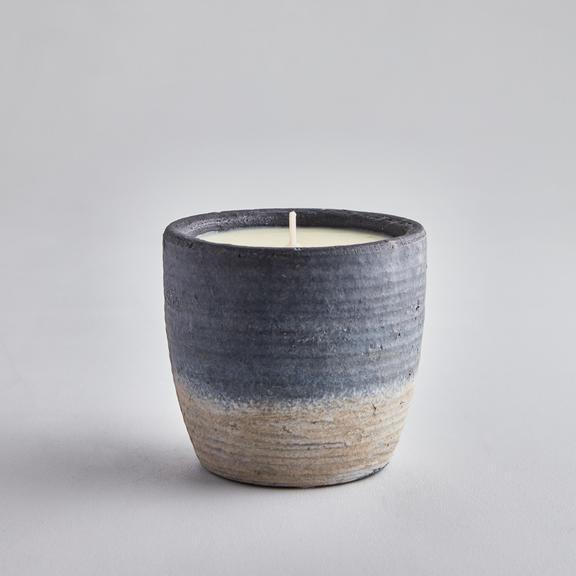 Coastal Large Pot Candle Samphire & Sage - F00965 - Uneeka