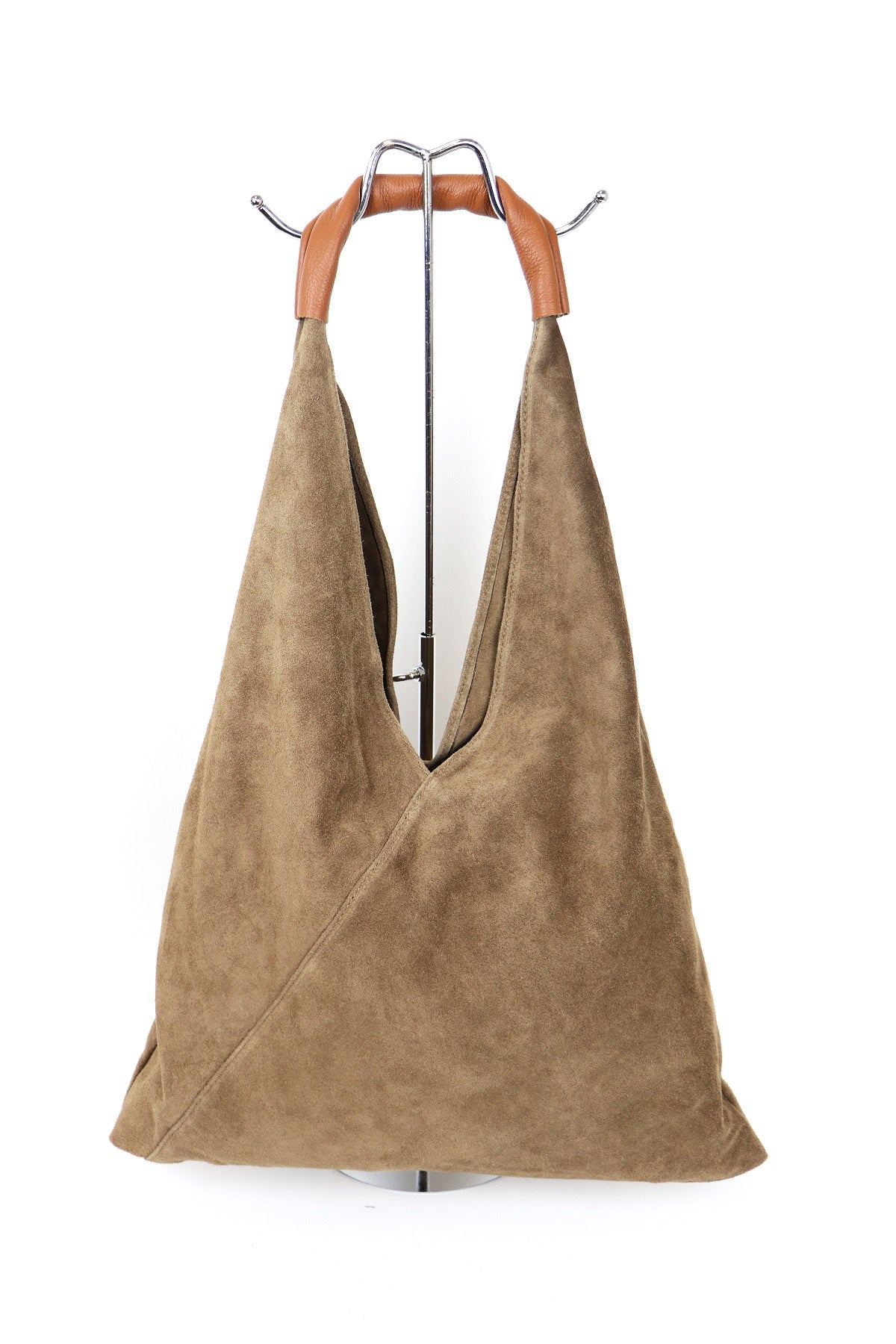 Coloured Suede Handbag - M589 - T - Uneeka