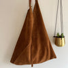 Coloured Suede Handbag - M589 - TAN - Uneeka