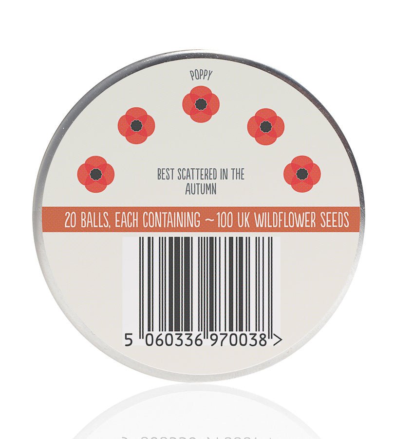 Common Poppy Seedball Tin - POPPY - Uneeka