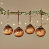 Copper Narangi Christmas Bauble - NB4301 - Uneeka