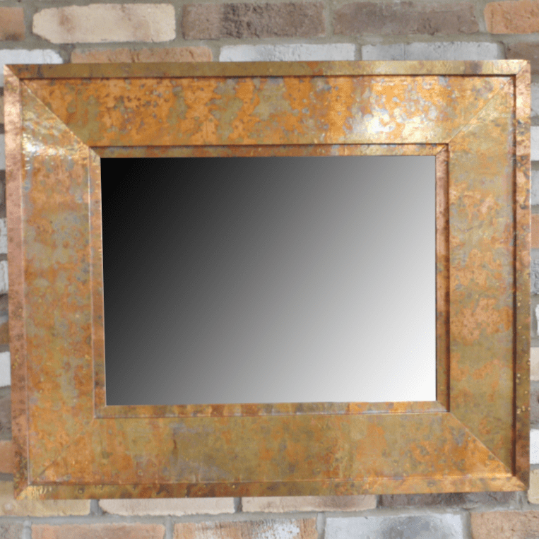 Copper Rectangle Mirror - 5273 - Uneeka