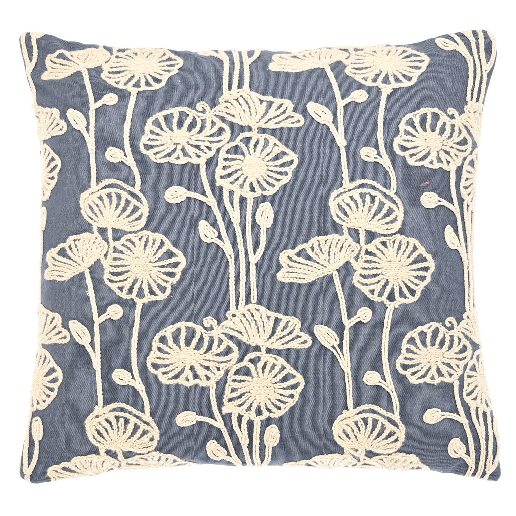 Cotton Poppy Floral Cushion - PAPCB - P - Uneeka